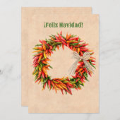 Invitation Vacances de Noël dans le sud-ouest du Chili (Devant / Derrière)