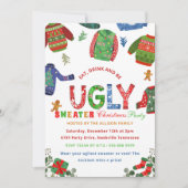 Invitation Vacances de Noël de Noël (Devant)