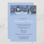 Invitation Vacances de Noël élégantes et classiques (Devant / Derrière)