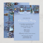 Invitation Vacances de Noël élégantes et classiques (Devant / Derrière)