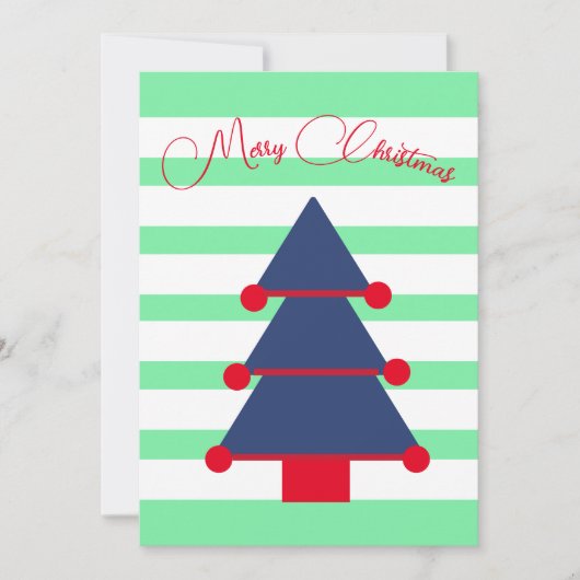 Invitation Vacances de Noël Gratuit Vert Monnaie (Devant)