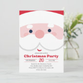 Invitation Vacances de Noël tout simplement mignonnes Père No (Debout devant)