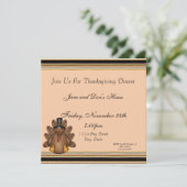 Invitation Vacances de Tom Turquie de thanksgiving (Debout devant)