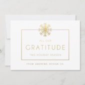 Invitation Vacances d'entreprise de Merci (Devant)