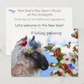 Invitation vacances d'hiver (Devant / Derrière)