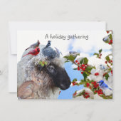 Invitation vacances d'hiver (Devant)