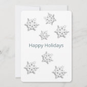 Invitation Vacances d'hiver aux merveilles (Dos)