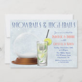 Invitation Vacances d'hiver Cocktails de Noël (Devant)