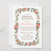 Invitation Vacances d'hiver Fête des mariées de Noël (Devant)