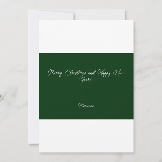 Invitation Vacances d'hiver Pays Beauté (Dos)