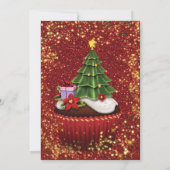 Invitation Vacances Échange de cookies Fête de Noël Invitatio (Dos)