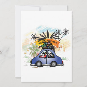 Invitation Vacances en famille Rassembler les souvenirs - Fam