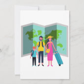 Invitation Vacances familiales Faire des souvenirs ensemble D (Dos)