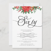Invitation Vacances florales Festive 60e anniversaire (Devant)