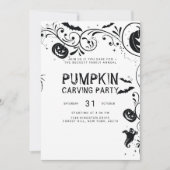 Invitation Vacances minimalistes d'halloween (Devant)