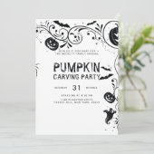 Invitation Vacances minimalistes d'halloween (Debout devant)