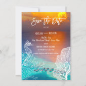 Invitation Vacances Naviguer sur les mers Îles Vie (Devant)