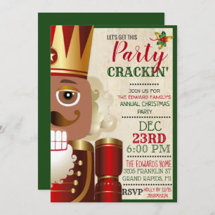 Invitation Vacances Nutcracker Ethnique Africaine