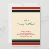 Invitation Vacances Open House Art Déco Roaring Twenties (Dos)