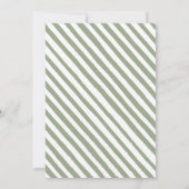 Invitation Vacances oranges d'hiver verdure douche nuptiale (Dos)