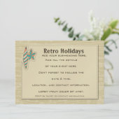 Invitation Vacances Rétro [7x5 Invitation] (Debout devant)