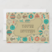 Invitation Vacances Rétro [7x5 Invitation] (Dos)