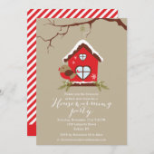 Invitation Vacances Robin Houseclimate Party (Devant / Derrière)
