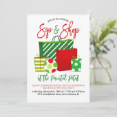 Invitation Vacances Sip and Shop (Debout devant)