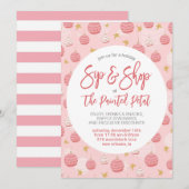Invitation Vacances Sip and Shop (Devant / Derrière)