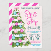 Invitation Vacances Sip and Shop (Devant / Derrière)