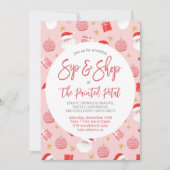 Invitation Vacances Sip and Shop (Devant)