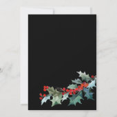 Invitation Vacances Verdure Aquarelle Mariage élégant (Dos)