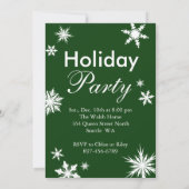 Invitation Vacances vert temps pour boire de la Champagne Inv (Dos)