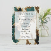 Invitation Vache blanche de l'Ouest Emerald Gold (Debout devant)