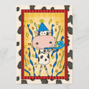 Invitation Vache - fête de remise des diplômes