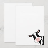 Invitation Vache, jolie vache, animal (Devant / Derrière)