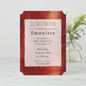 Invitation Vache rouge occidentale (Debout devant)