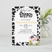 Invitation Vache Sainte Deuxième Anniversaire (Debout devant)