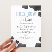 Invitation Vache sainte Je suis une fête d'anniversaire Invit