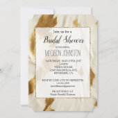 Invitation Vache Sud-Ouest Crème Blanche Or (Devant)