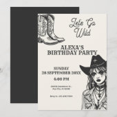 Invitation Vachère, déchaînons-nous (Devant / Derrière)