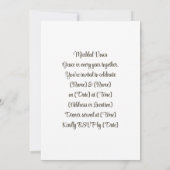 Invitation Vaches marbrées | Grace de pierre (Dos)