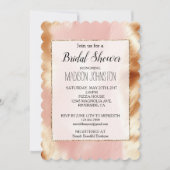 Invitation Vachette blanche Brown rose occidentale (Devant)