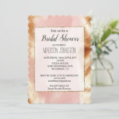 Invitation Vachette blanche Brown rose occidentale (Debout devant)