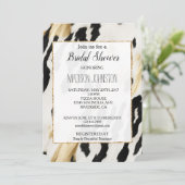 Invitation Vachette blanche noire sud-ouest (Debout devant)