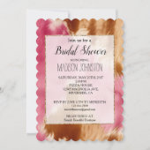 Invitation Vachette Brown d'or rose occidental (Devant)