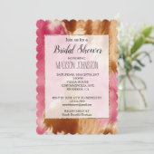 Invitation Vachette Brown d'or rose occidental (Debout devant)