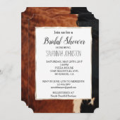 Invitation Vachette Brown noire sud-ouest (Devant / Derrière)