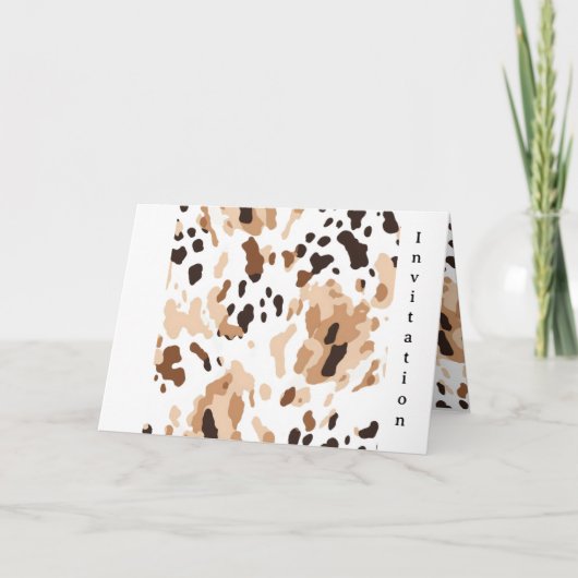 Invitation Vachette mariage agricole Imprimer 3 (Devant)