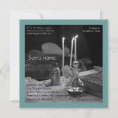 Invitation Vaftisi bleu (Devant)